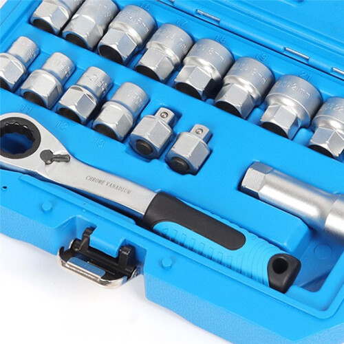 Piercing Ratchet Sleeve Wrench Socket Tool Two-Way Wrench Set Wrench Set Mechanics Tool Batch Connector Sleeve Tool 2