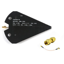 HT5 Log Periodic Antenn 1,3-10GHz Bredbandsriktad Antenn High Gain 6-9dBi 50Ω för VHF UHF SHF Beidou GPS
