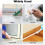 Reusable Sealing Nozzle Organizer Tool Universal Rubber Nozzle Tool Set for Kitchen Bathroom B 3
