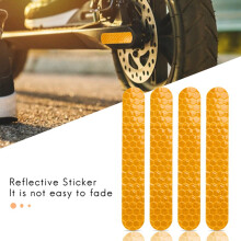 Front Rear Wheel Cover Protective Shell Reflective Sticker for Max G30 Scooter Accessories 40PCS, Yellow