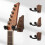 Multi-Styles Gitarr Väggmonterad Hängare Halkfri Instrumenthållare för Elektrisk Gitarr Headstock 2