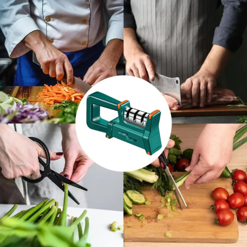 Handheld Knife Sharpener for Home Kitchen Quick Sharpening Tools Quick Handheld Knife Sharpener Multi-Function Tool 2