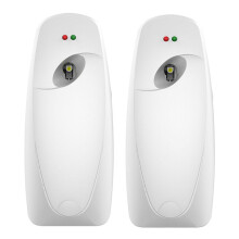 Automatische Luchtverfrisserdispenser, 2-Pack, Automatische Luchtverfrisserspraydispenser, Wandmontage voor Commercieel en Thuisgebruik