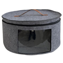 Hat Storage Bucket Travel Pressure-Proof & Dust-Proof Storage Bag Visible Clothes Toy Storage Bag