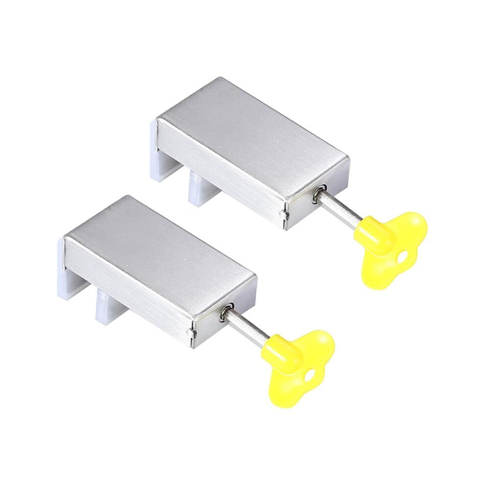 2Pcs Adjustable Window Security Locks Window Limiters For Position Stopper Child Safe For Sliding 4711503471520