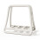 Adjustable Vertical Laptop Stand - Notebook & Tablet Holder Vertical Storage Rack White 1