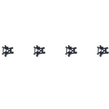 4X PX9300-18 RC Auto Schale Säulen Halterung Karosseriepfosten Halterung für Pxtoys PX9300 PX 9300 1/18 RC Auto Ersatz Teile