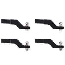 4X RC Car Metal Trailer Hook Drop Hitch Receiver for 1/10 RC Crawler TRX4 -4 Rear Bumper Hook Upgrade Parts