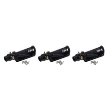 3X Spray Water Thruster for RC Fishing-Boat Jet Pump DIY Toy Propellers with Coupling Shaft 16mm-Black