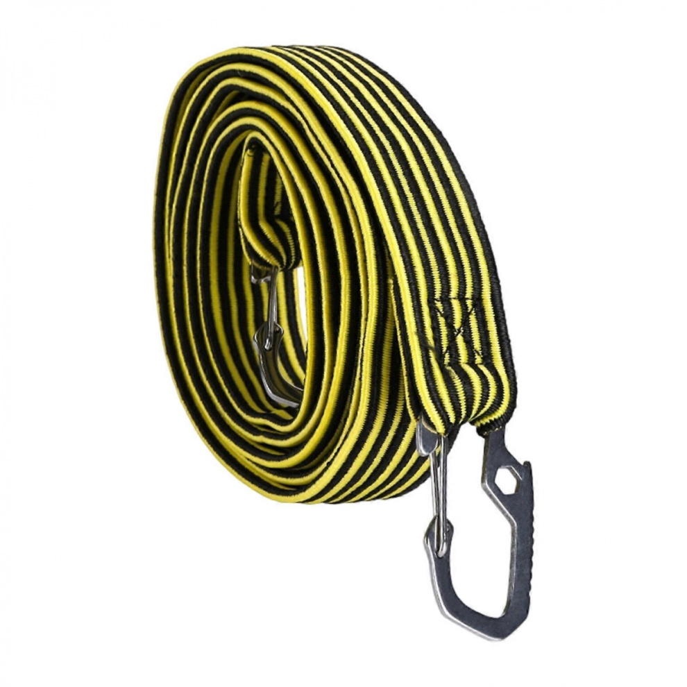Thickened Extended Elastic Binding Belt Heavy Duty Luggage Bungee Strap Elastic Bungees Cord With Hook Enduring3m 5996097946268