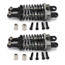 4 Pcs Oil Adjustable 65Mm Damper for A959 A969 A979 K929 Hpi Hsp Losi ,Titanium