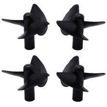 RC Boat Spare Parts Propeller Set for Flytec 2011-5 Fishing Boat Fish Finder Ship Positive & Reverse Propeller,4 Pcs