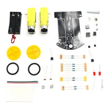 WDT2-1 DIY Intelligent Tracking Car Kit with TT Motor DIY Soldering Project Patrol Automobile Parts