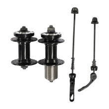 32-Hole Set of Card-Type Disc Brakes Huagu Mountain Bike Huagu Brakes Disc Brake Bicycle Hubs, Black