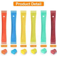 2X FCR6 Ring Fin Comb Set, Air Conditioner Fin Comb Straighten Evaporator Condensor Coils, AC Fin Comb Straightener