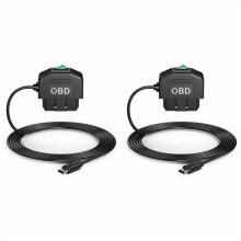 2X Dash Cam OBD Hardwire Kit, Dash Camera USB Typ C Hardwire Kit med OBD-StröMkabel för Dashcam 12-24V Till 5V/3A