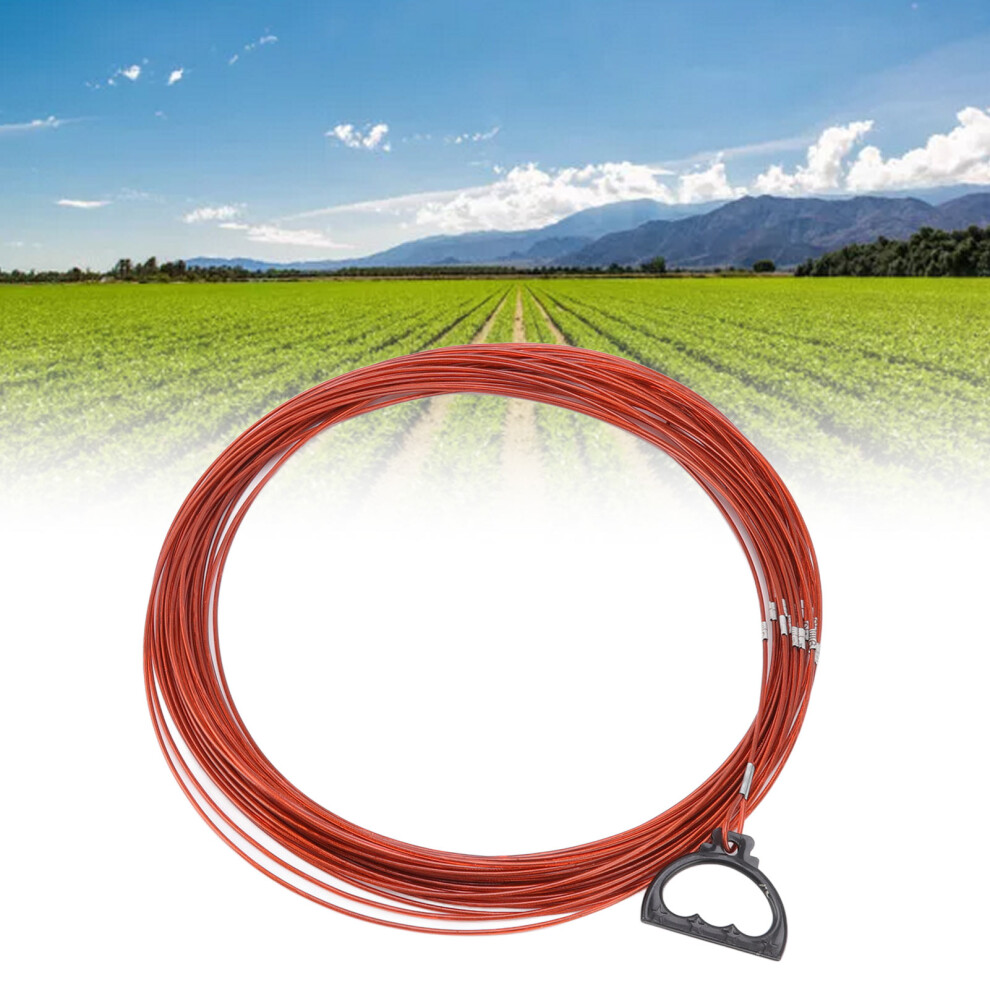 Steel Wire Measuring Rope 30M Plastic Coated Construction & Railway Kit 9421374891741