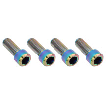 4 Stück Titan-Bremssattel-Schraube M6x16mm bunt