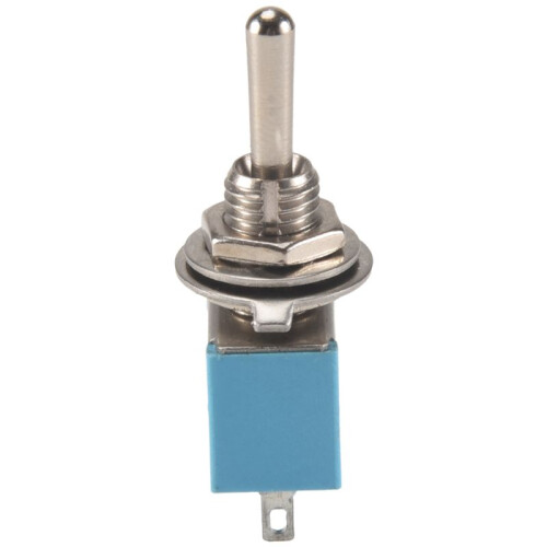 10Pcs SPDT  Toggle  3-Pin 2 Position / Miniature Toggle  6A 125V AC Toggle  MTS-102 1