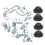 4Pc Air Filter Buffer Gummi Lock Mount 036129689B för Beetle 2002-2016 för   för  A3 A6 2005-2011 2