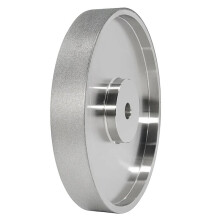 Meule CBN, 6 Pouces de DiamèTre X 1 Pouce de Large, avec Arbre de 1/2 Pouce, Meule DiamantéE pour AffûTer HSS, Grain 320