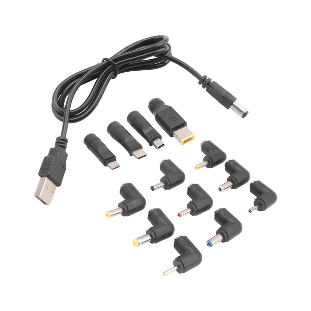 Usb To Power Cable Universal Usb To Jack Charging Cable Power Cord With 13 Interchangeable Plug Connectors Adapter 6031762692145