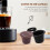 3 Pcs Refillable Reusable Espresso Capsule for  Coffee Machine Reusable Capsule Refill Empty Capsule 8