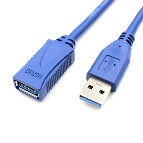 USB3.0 Male to Female Extension Cable USB 3.0 High Speed Data Transfer Extender Cable with Shielded USB3.0 Data Cable 1M