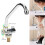 Foldable RV Faucet Rotating Single Handle Deck/Wall Mounted RV Kitchen Tap Copper Cold Water 5