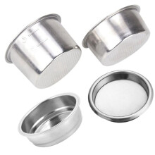 4St 51 Mm Kaffefilterbyte Filterkorg för Kaffe BottenlöSt Portafilter för Espressomaskin Del