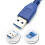 USB3.0 Male to Female Extension Cable USB 3.0 High Speed Data Transfer Extender Cable with Shielded USB3.0 Data Cable 1M 2