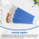 20 Strips 120 Pots Empty Paint Strips and 20 Pieces Paint Brushes,Paint Cup Clear Plastic Storage Containers,3Ml/0.17Oz 1