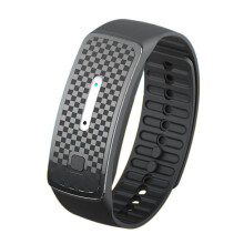 Ultrasonic Mosquito Repellent Bracelet USB Rechargeable Anti Mosquito Repellent Wristband for Adults and Children Black