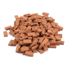200 Pieces Bricks for Landscaping Miniature Bricks Brick Wall Small Bricks for Dollhouse Garden Parts,1/35 Scale
