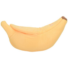 Niedliches Bananen Katzen Bett, Haustier Bett, Weiches Katzen Umarmung Bett, SchöNes Haustier Bett für Katzen, Kaninchen und Kleine Hunde,, Gelb