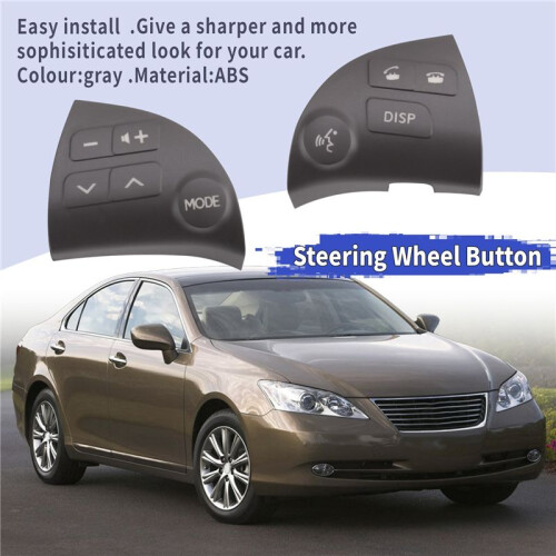 2Pcs Multifunctional  Speaker Button  for   ES350 Steering Wheel Button 84250-33190 A 1
