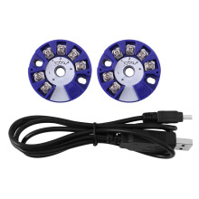 Programmable Thermocouple RTD PT100 to 4-20MA Converter TC RTD Input 4-20MA Output -Mounted Temperature Transmitter