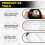 LED Flame Effect Light Bulb E27,Decorative Flickering Realistic Fire Lights Bulb,Festival Decoration Lamp,Black-B 1