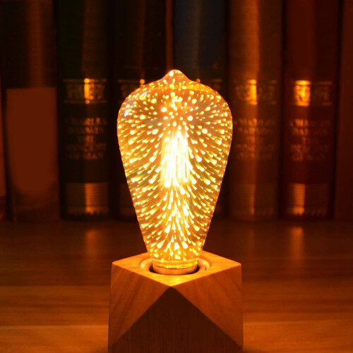 LED  3D Firework Effect LED Bulb LED Light Bulb Decoration Lamp 85-265V E27 Holiday Lights,A60 2