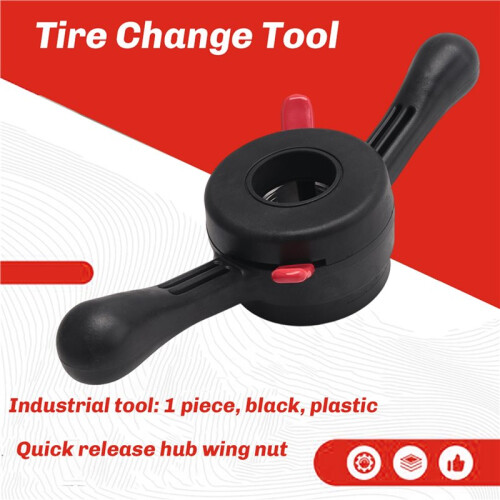 40mmx3mm Wheel Balancer Quick Release Wing Nut with Pressure Cup Shaft Nut 1