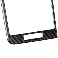 1Pc Air Vent Trim Auto Carbon Fiber Console Air Vent Sticker Trim for - 3 Series E46 98-05
