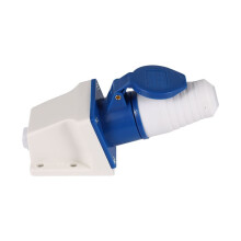 16 Amp 3 Pin Embedded Connection Waterproof Plug Socket