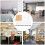 Office Desktop Stationery Storage Tissue Box Household PP Material Desktop Tissue Cosmetics Storage Box 6