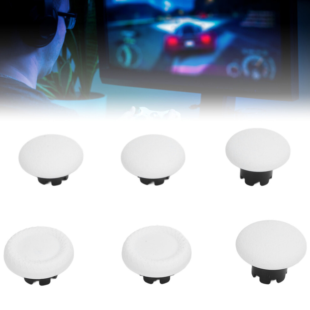 6-In-1 Thumbstick Caps Replacement Kit Edge White 7891384059622