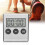 Kitchen Digital Timer Cooking Timer Multi-Function Timer with Magnet  the Back and Wall-Mounted 3