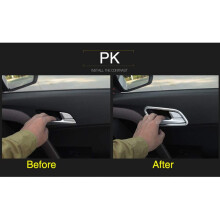 ABS Chrome Inner Door Bowl Cover Trim Styling Stickers for Creta IX25 2015-2018 Car Interior Mouldings