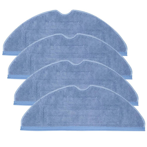4Pcs Vacuum Mop Replacement Pads for  T7 T7  S7 Reusable Floor Expert Wet Replacement Microfiber Soft Pad
