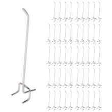 50 Pcs 6-Inch Pegboard Hooks Metal Shelving Hooks and Organizer Assortment Pegboard Garage Storage Organizer