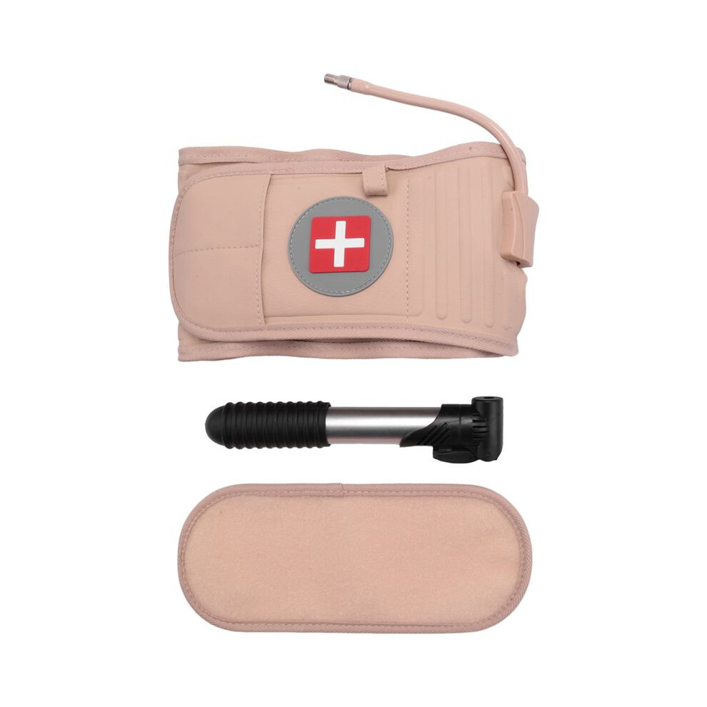 Back Decompression Belt Lumbar Support Back Waist Brace Spinal Traction Extender Size for 29-49 Inches Waist Great Gift
