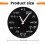 Math Wall Clock , Math Formulas Clock Quiz Clock in Black and White Unique Math Equation Clock for Home, Office 6